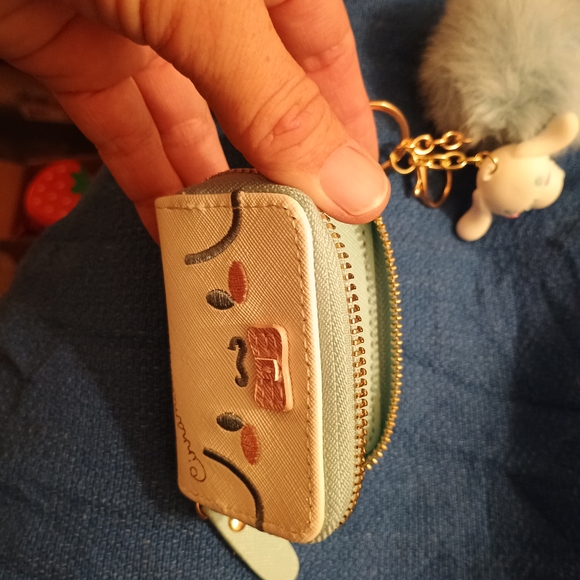 Sanrio Cinnamoroll Keychain with Blue Pom Pom - Picture 7 of 7